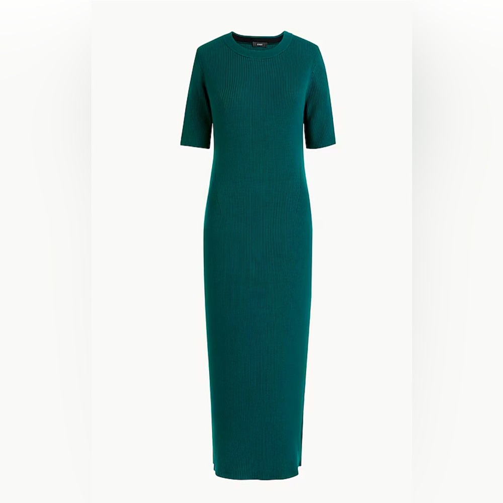 NWT J. Crew Ribbed Midi Dress